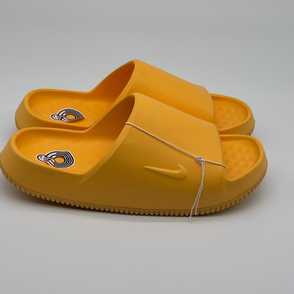 Nike Calm Slide 2.0 Shoes Men Size 12 Topaz Gold Gold Casual IB0183-700